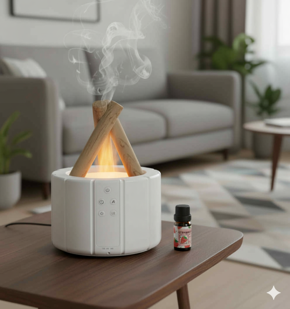 OGNIŚ - Nawilżacz Powietrza w Stylu Ogniska